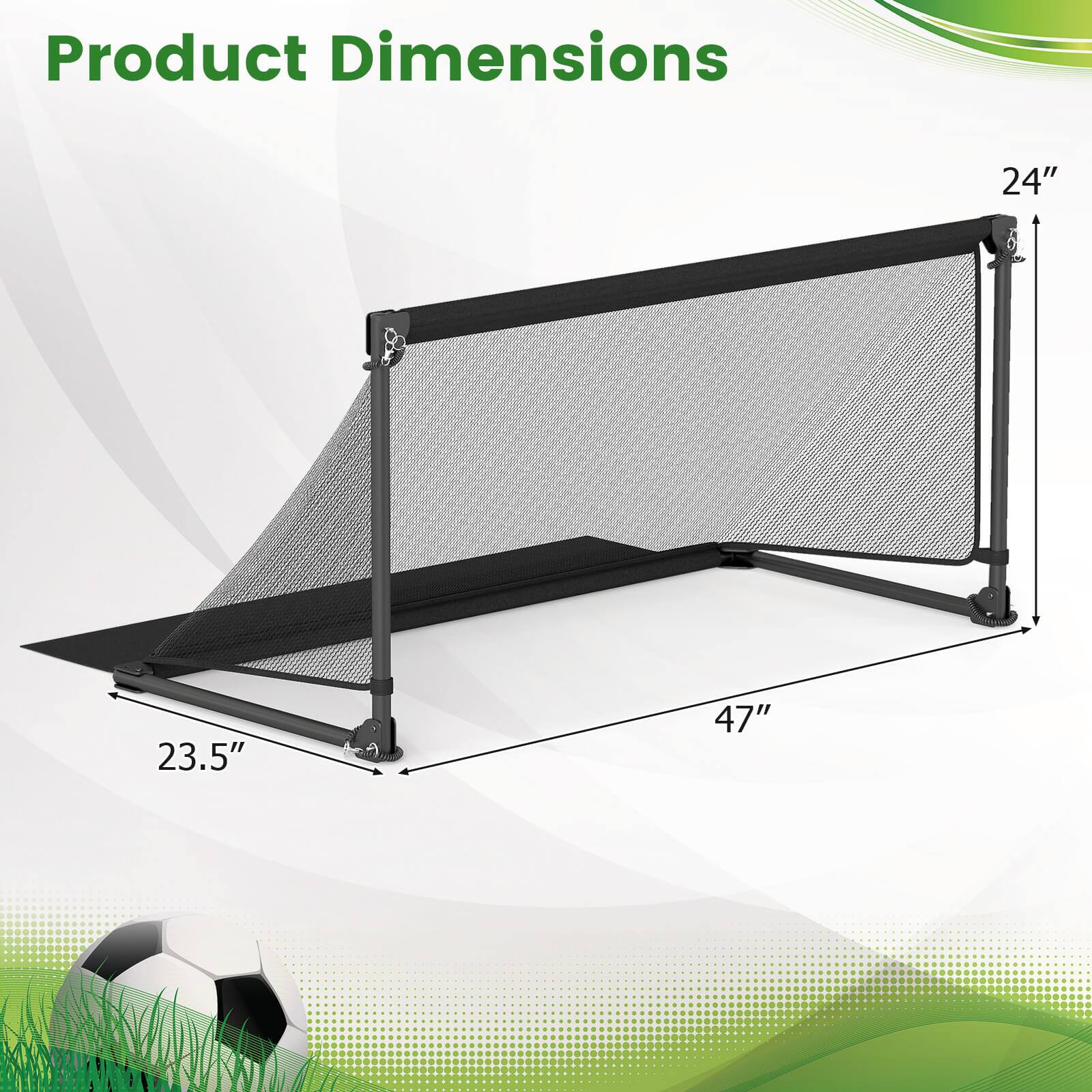 Product Dimensions: 24" x 23.5" x 47"