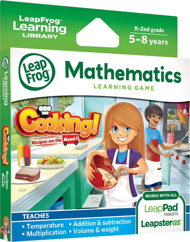 LeapFrog Cooking Recipes On The Road Learning Game works with LeapPad GS 