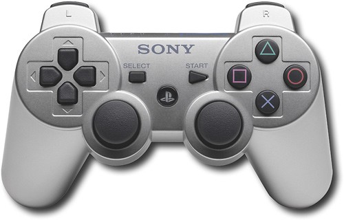  Sony - DualShock 3 Wireless Controller for PlayStation 3 (Satin Silver)