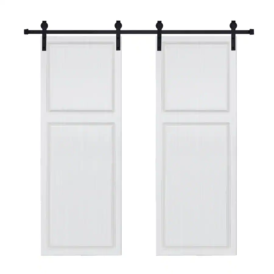 Boyel Living Double Barn Sliding Door 84 in L x 0.75 in W x 60 in H ...