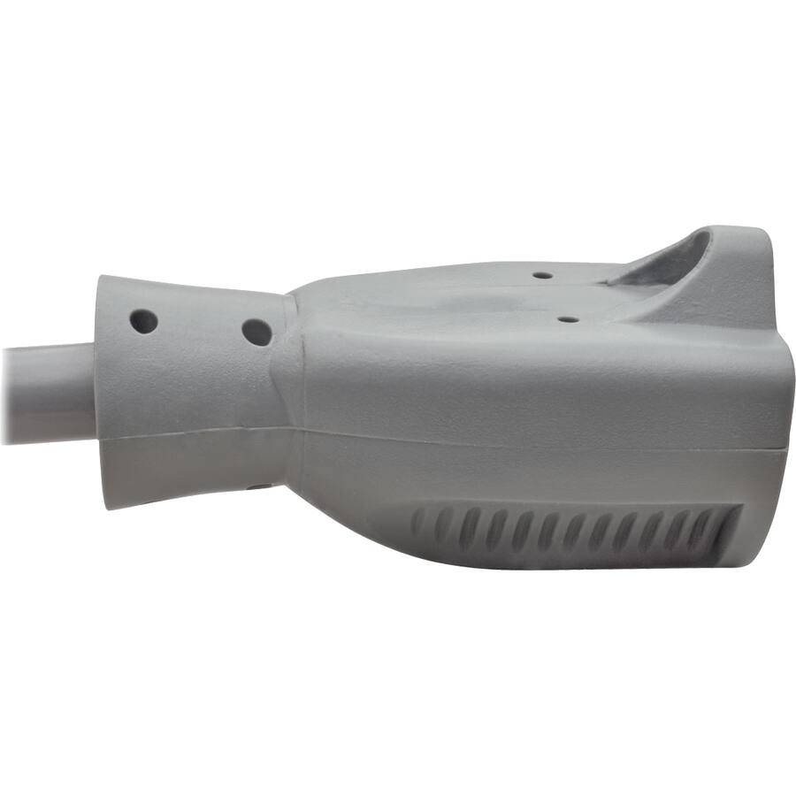 Alt View 3. Tripp Lite - Eaton Tripp Lite Series Hospital-Grade Extension Cord, NEMA 5-15P to NEMA 5-15R - Green Dot, 15A, 125V, 14 AWG, 6 ft. - Dark Gray.