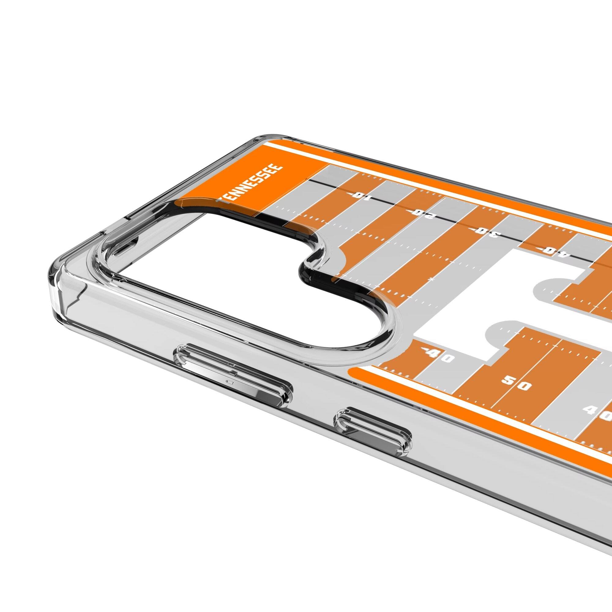 Alt View 2. Keyscaper - Tennessee Volunteers Field Galaxy Clear Case - S24 Ultra - Multicolor.