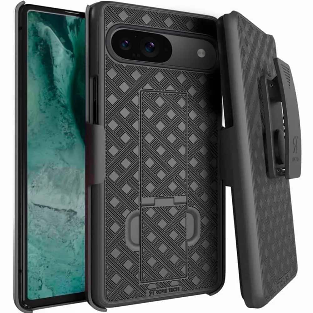 RomeTech - Shell Holster Combo Case for Google Pixel 9 - Black
