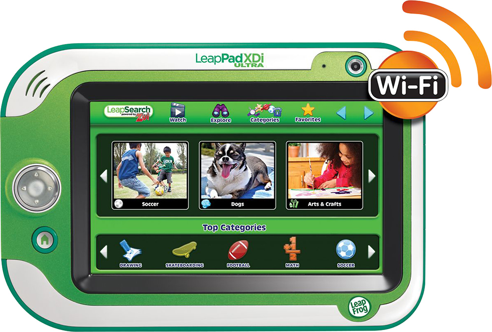 LeapFrog LeapPad XDi Ultra 7" Kids Tablet  Wi-Fi green Rest to factory setting 