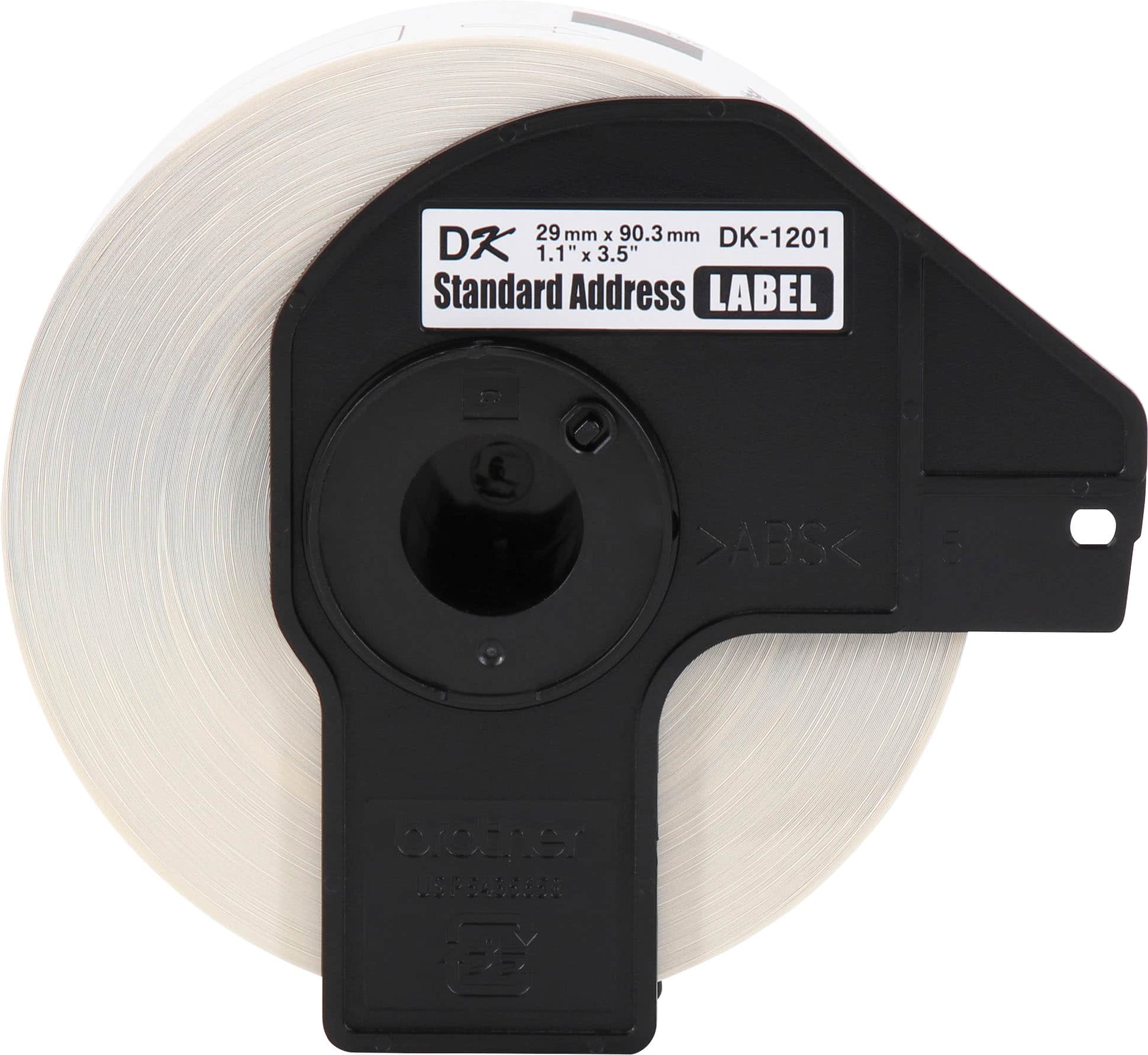 Alt View 12. Brother - DK-1201 1.1 in x 3.5 in (29 mm x 90.3 mm) Standard Address Paper Labels (400 labels) - White.