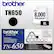 Front. Brother - TN650 High-Yield Toner Cartridge - Black.