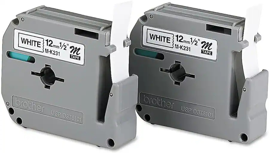 Stampa Etichette Nastri Per Etichette Brother Compatibili - Nero Su Bianco Per Stampanti Nastro Etichette Brother - Foto 5