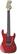 Front Standard. Oscar Schmidt - 6-String Full-Size Electric Guitar - Red.