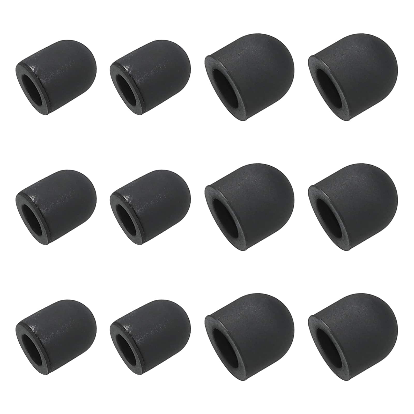Unique Bargains - 20pcs 5mm/7mm Stylus Pen Fine Tips Conductive Rubber Capacitive Touch Screen Pen Replacement - Black