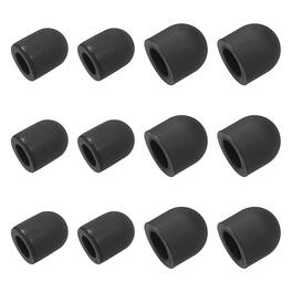 Unique Bargains - 20pcs 5mm/7mm Stylus Pen Fine Tips Conductive Rubber Capacitive Touch Screen Pen Replacement - Black