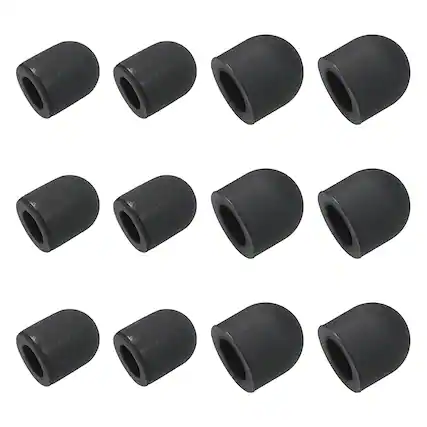 Front. Unique Bargains - 20pcs 5mm/7mm Stylus Pen Fine Tips Conductive Rubber Capacitive Touch Screen Pen Replacement - Black.
