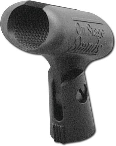 Angle Standard. On-Stage Stands - MY100 Mic Clip 6154 - Black.