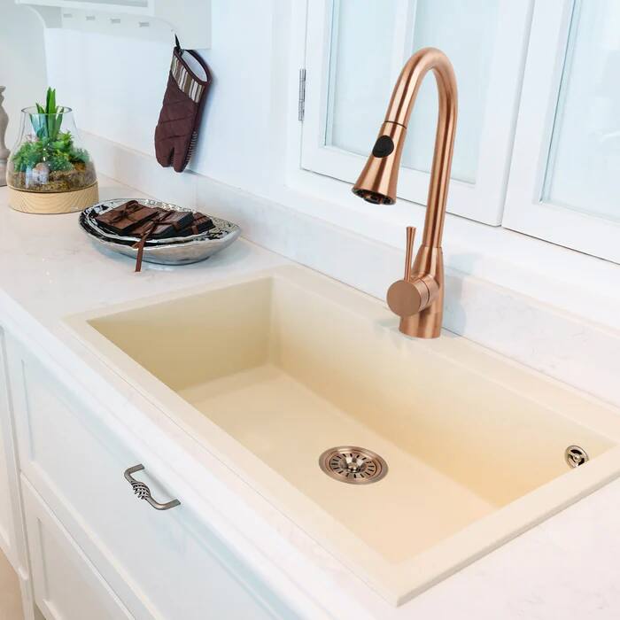 Alt View 3. Akicon - Akicon Brass Garbage Disposal Flange Stopper Kitchen Sink One Size Rim for 3-1/2 in. Drain Hole in Copper - Copper.