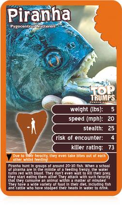 PopMarket - Predators Top Trumps - GAMES (MISC) - Multicolor
