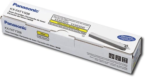 Angle Standard. Panasonic - Toner Cartridge - Yellow Toner Cartridge, 4000 Page Yield, Yellow - Yellow.