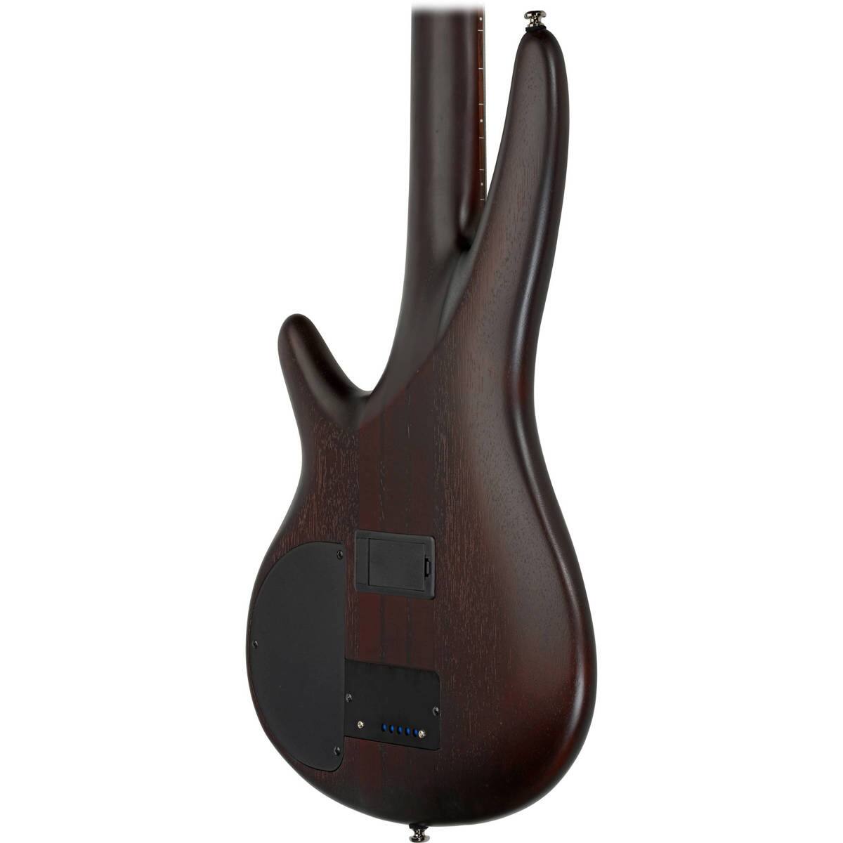Alt View 5. Ibanez - Ibanez SR Series SRF705 5 String Electric Bass Guitar, Rosewood Fretboard, Brown Burst Flat.