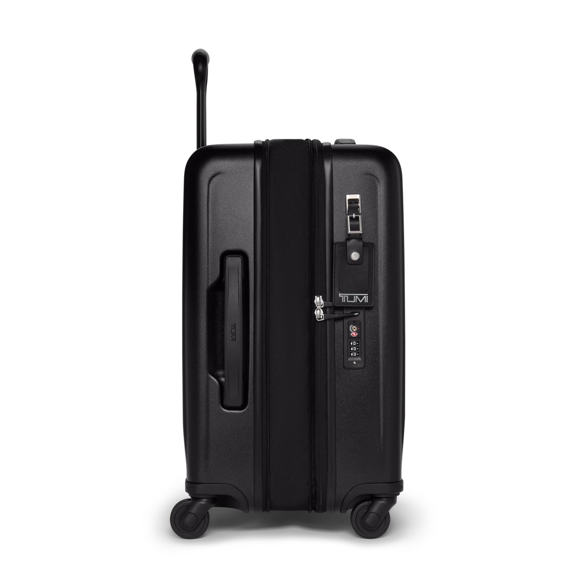 Alt View 3. TUMI - Ventra Large Expandable Carry-On Spinner Suitcase - Black Texture.