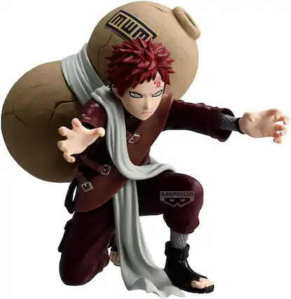 Front. PopMarket - Banpresto - Naruto - Vibration Stars - Gaara II Statue - COLLECTIBLES - Multicolor.