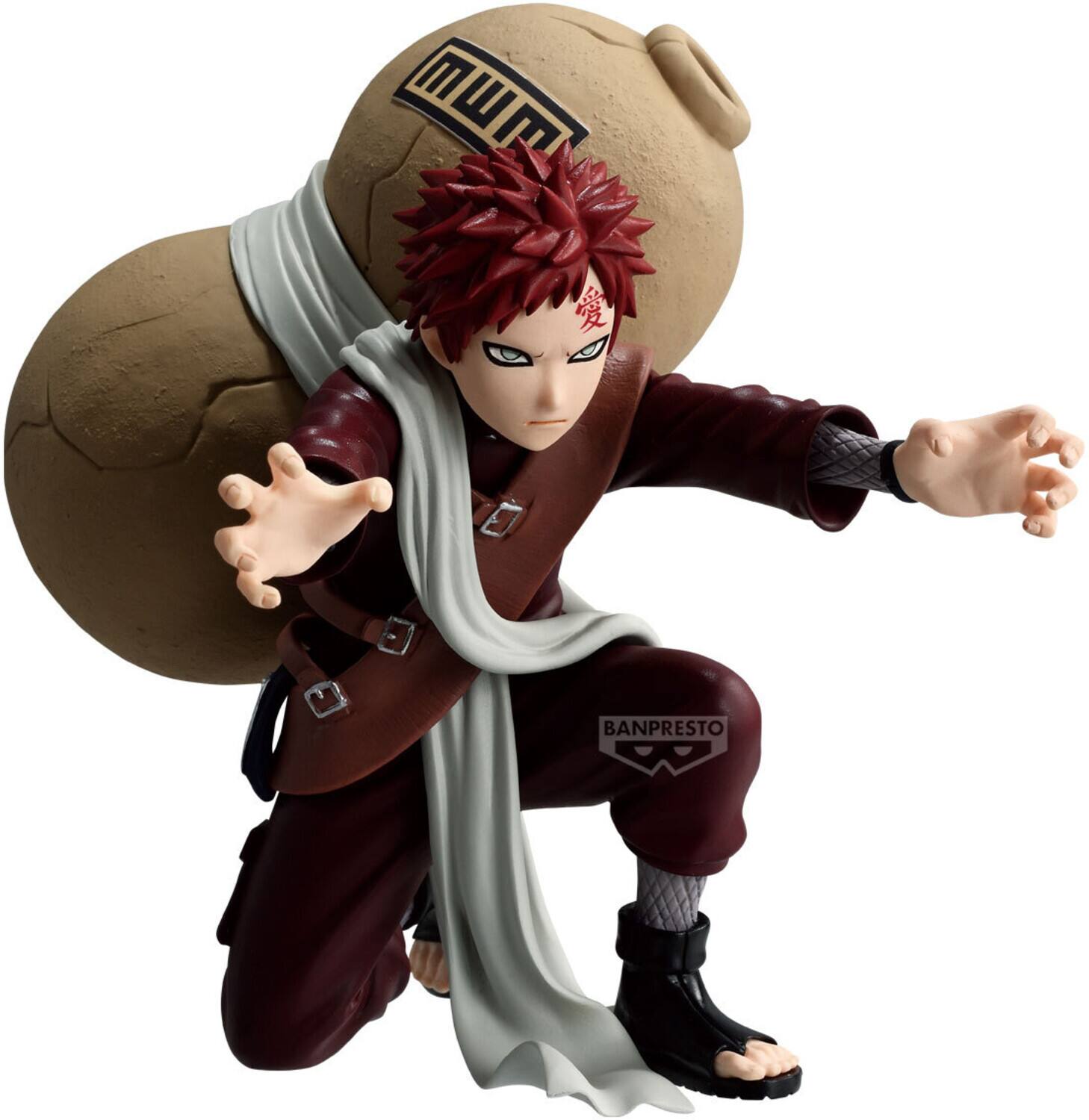 Front. PopMarket - Banpresto - Naruto - Vibration Stars - Gaara II Statue   - COLLECTIBLES - Multicolor.