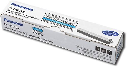 Angle Standard. Panasonic - Toner Cartridge - Cyan Toner Cartridge, 4000 Page Yield, Cyan - Cyan.