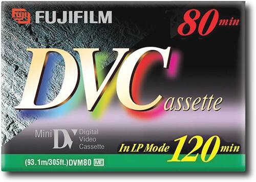 Front Standard. FUJIFILM - MiniDV Cassette.