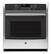 Front. GE - 27" Built-In Single Electric Convection Wall Oven.