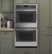 Alt View Zoom 11. GE - 27" Built-In Double Electric Convection Wall Oven - Stainless steel.