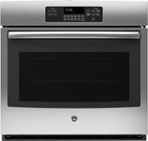 GE - 30" Built-In Single Electric Wall Oven - Stainless steel - Front_Zoom