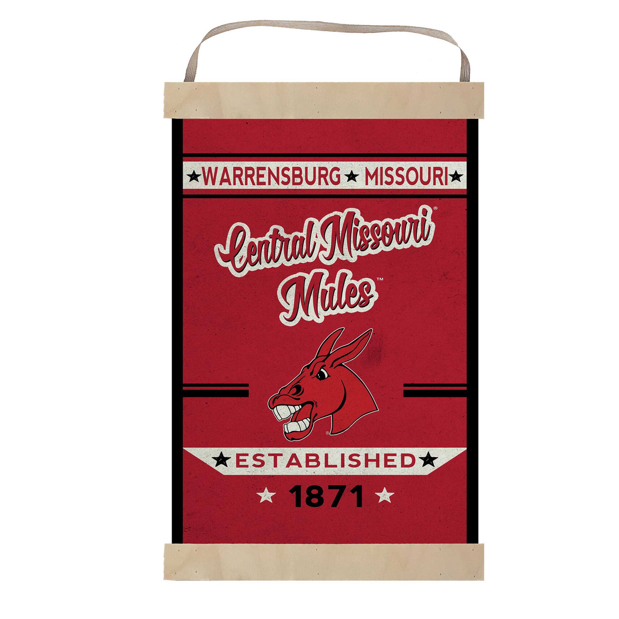 WARRENSBURG MISSOURI  
Central Missouri Mules  
ESTABLISHED 1871