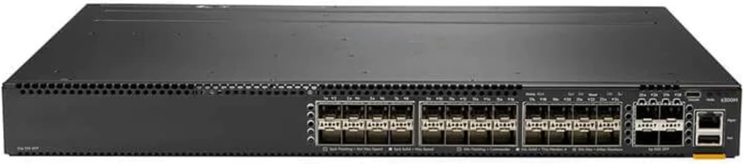 Front. HPE Aruba - HPE Aruba JL658A 6300M 24-Port SFP+ & 4-Port SFP56 Switch (JL658A).