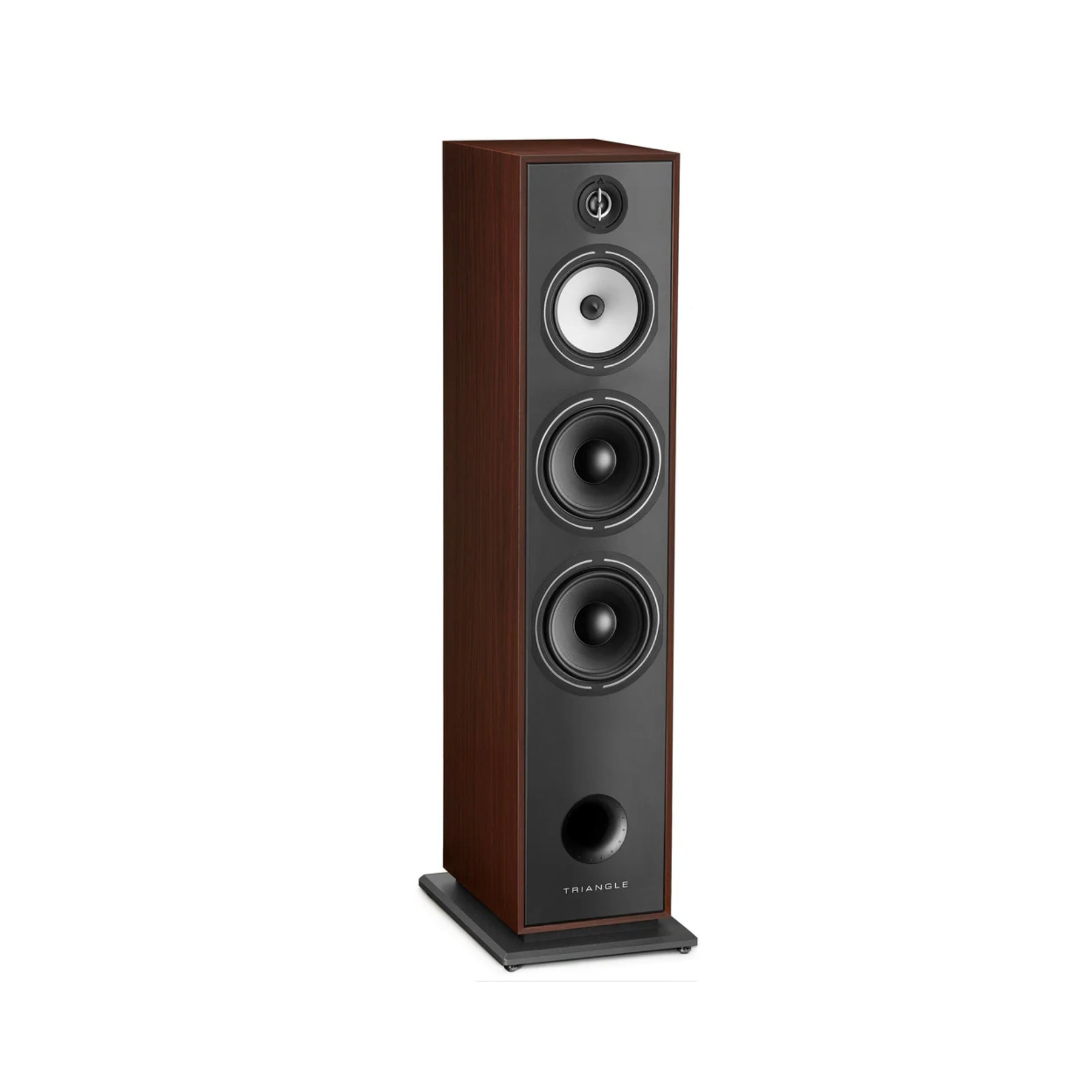 Front. Triangle - Triangle Borea BR10 Floorstanding Speaker – Best Tower Speakers for Audiophiles (Each) - Walnut - Walnut.