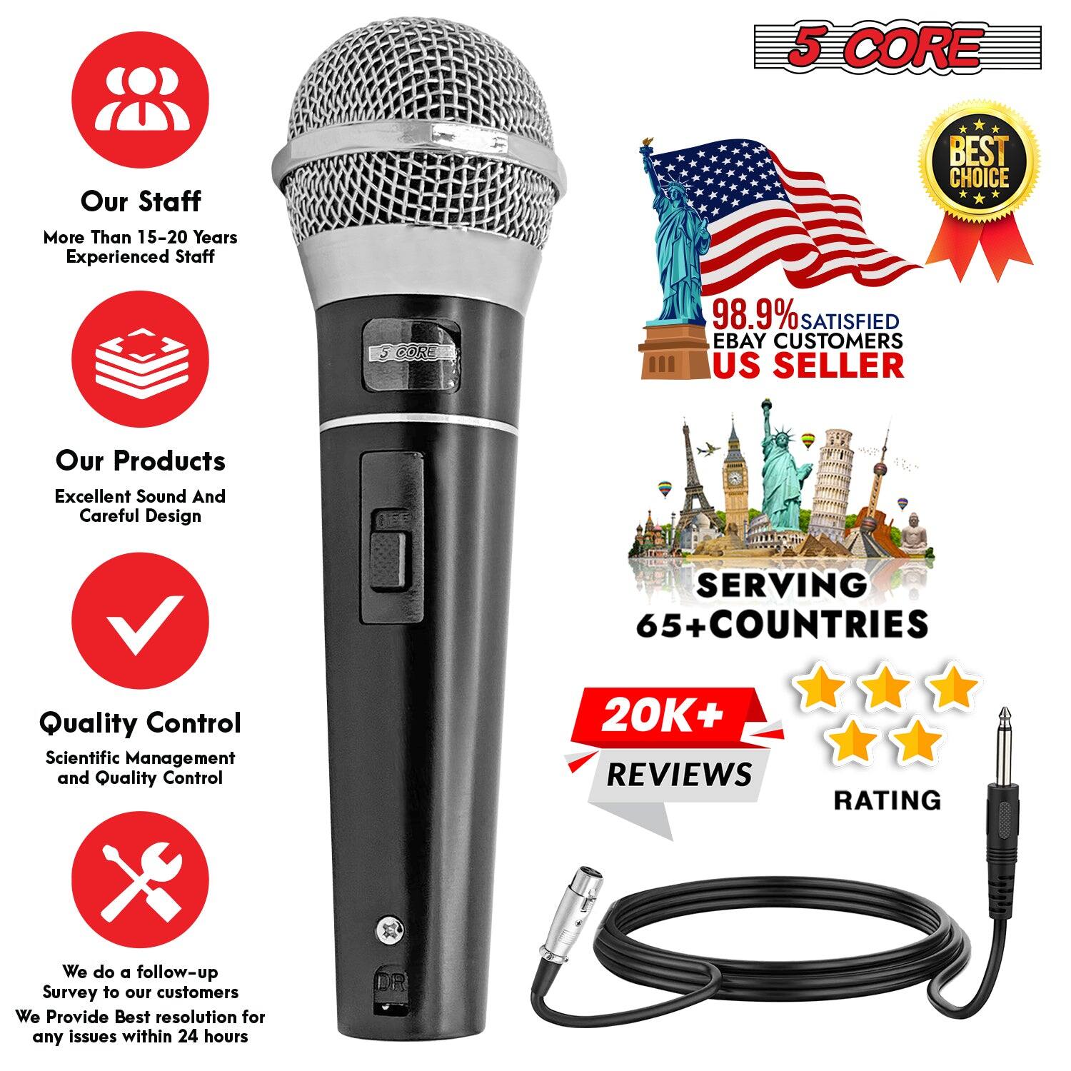 5 CORE

Our Staff: More Than 15-20 Years Experienced Staff - BEST CHOICE

98.9% SATISFIED EBAY CUSTOMERS - US SELLER

Our Products: Excellent Sound And Careful Design

SERVING 65+ COUNTRIES

Quality Control: Scientific Management and Quality Control

20K+ REVIEWS RATING

We do a follow-up Survey to our customers

We Provide Best resolution for any issues within 24 hours