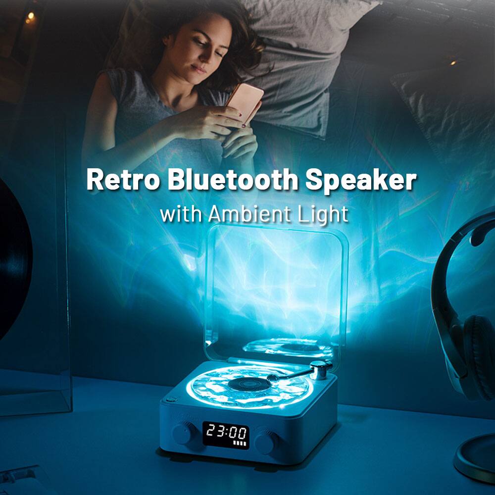 Retro Bluetooth Speaker with Ambient Light

23:00