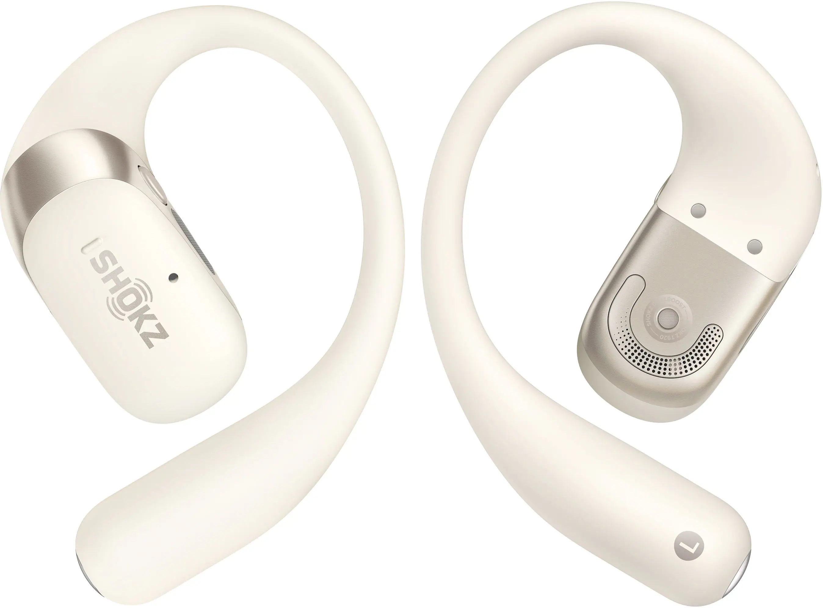 Shokz - OpenFit 2 Open-Ear True Wireless Earbuds - Beige