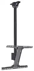Front. Peerless-AV - Modular Series Ceiling Kit For 39" to 75" Displays - Black.