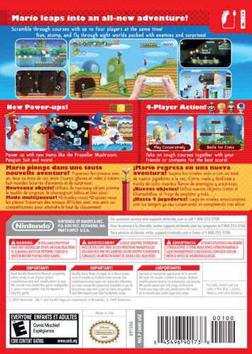  New Super Mario Bros. Wii : Nintendo of America: Video Games