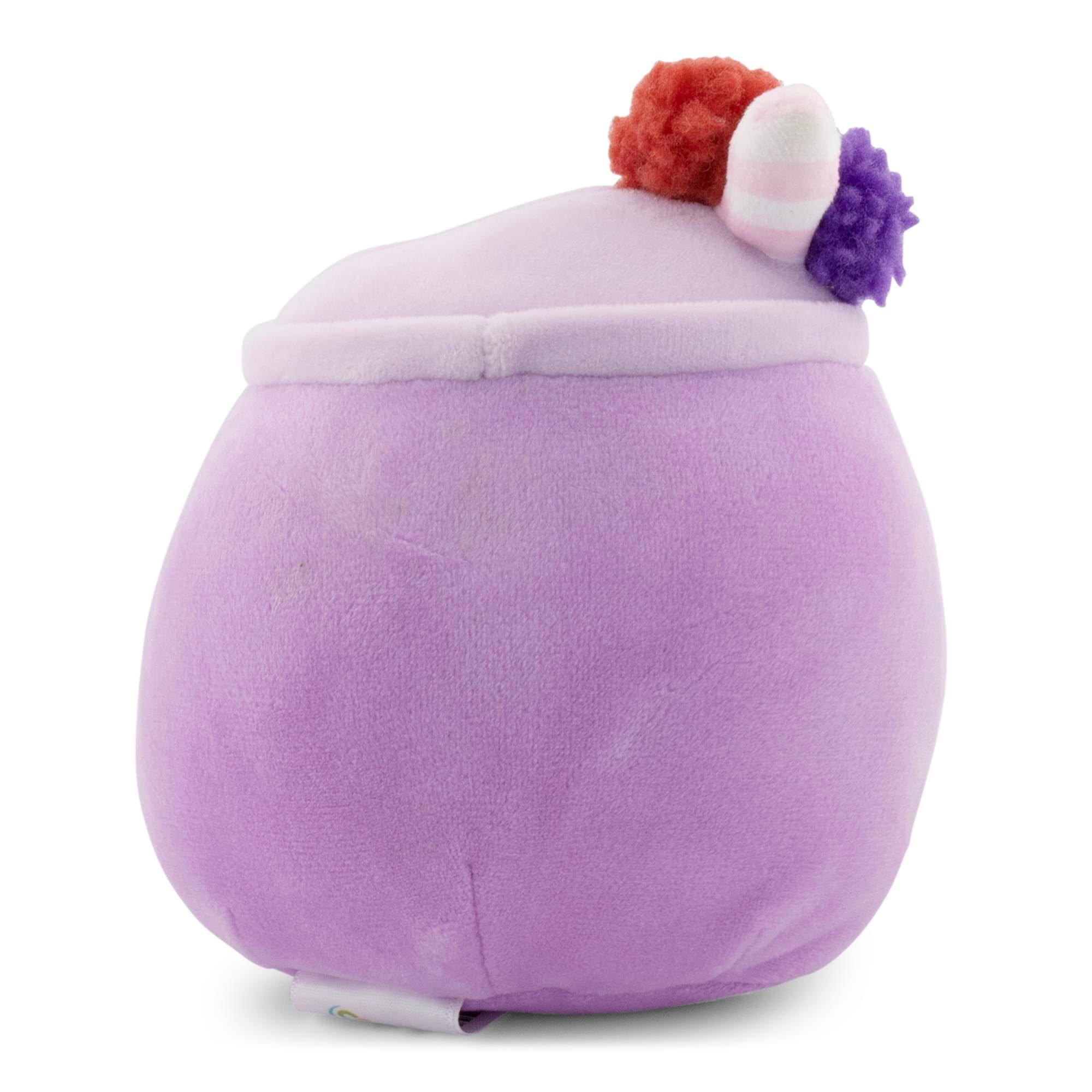 Alt View 2. Kellytoy - Squishmallows Breakfast Squad 5 Inch Plush | Vie The Berry Smoothie - Purple.