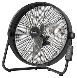 Lasko - 20" Garage Fan - Black