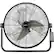 Alt View 16. Lasko - 20" Garage Fan - Black.