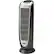 Front. Lasko - Ceramic Tower Heater - Black/Silver.