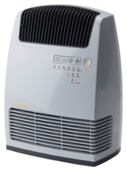 Lasko - Electronic Portable Ceramic Space Heater with Warm Air Motion Technology - Gray - Front_Zoom