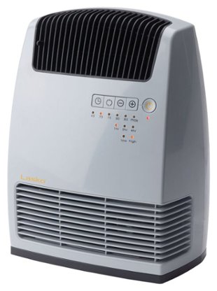 Lasko - Electronic Ceramic Space Heater with Warm Air Motion Technology - Gray
