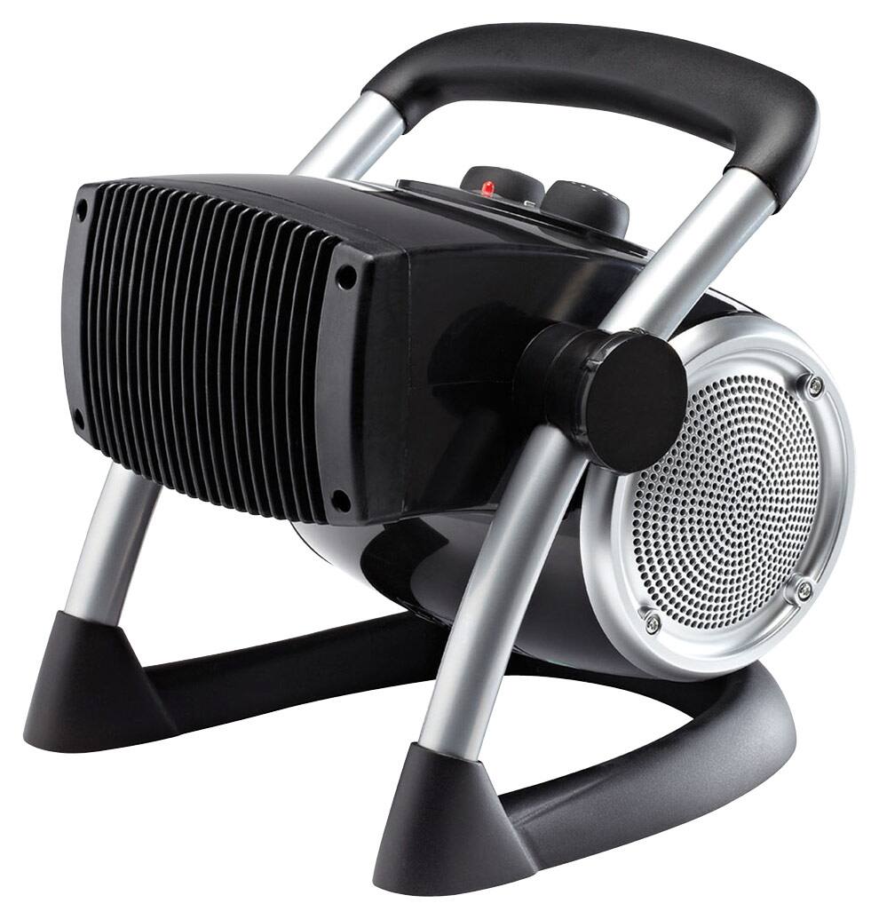 Lasko - Pro-Ceramic Utility Heater - Black - Larger Front