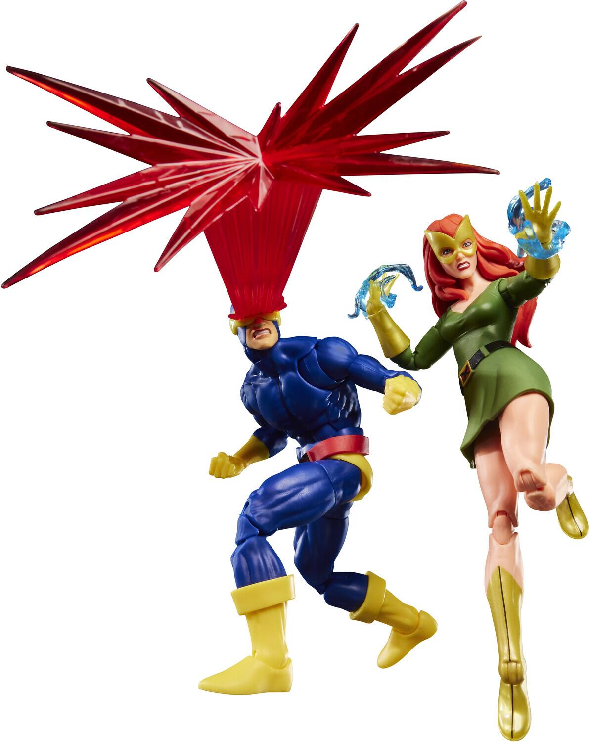 Alt View 3. Hasbro - Hasbro Collectibles - X-Men '97 - Marvel Legends - Cyclops & Jean Grey Action Figure 2-Pack   - COLLECTIBLES - Multicolor.