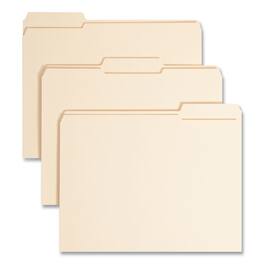 Smead Manufacturing - Top Tab Manila Expansion Fastener Folders, 1.5" Expansion, 2 Fasteners, Letter Size, Manila Exterior, 50/Box