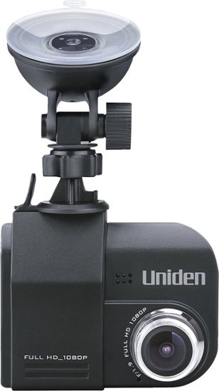 Uniden - HD Dash Cam - Black - Angle Zoom