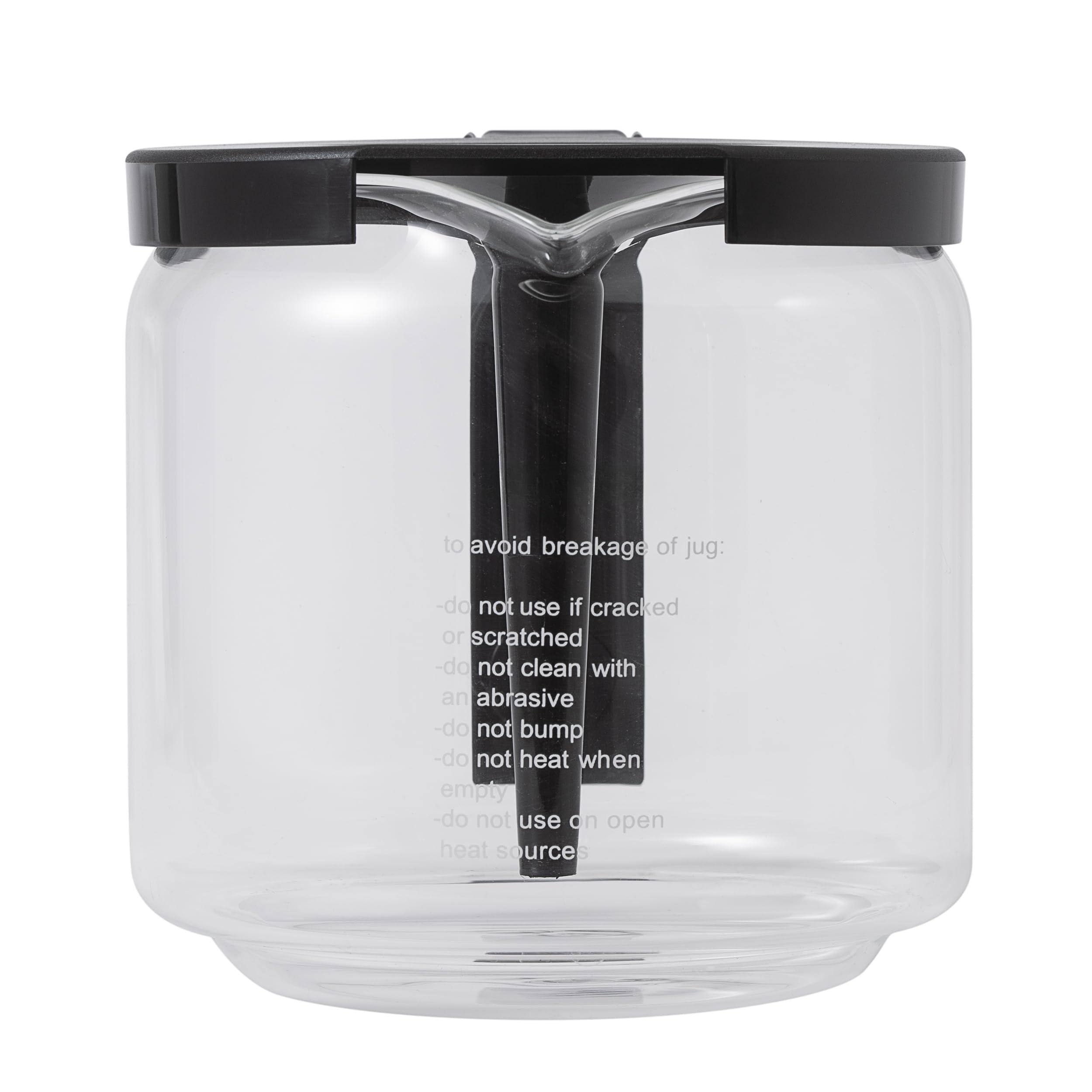 To avoid breakage of jug:
- Do not use if cracked or scratched
- Do not clean with an abrasive
- Do not bump
- Do not heat when empty
- Do not use on open heat sources