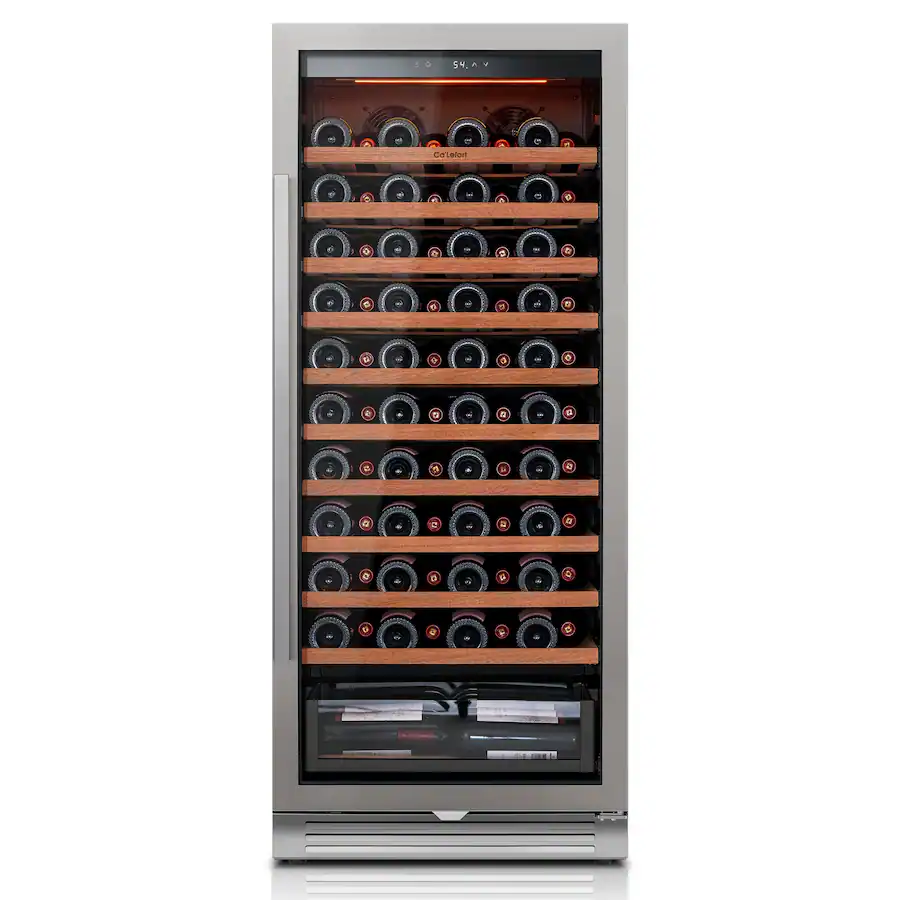 Ca'Lefort 24 Inch Wine Fridge, luxury large 90 Bottles,Built In Wine ...