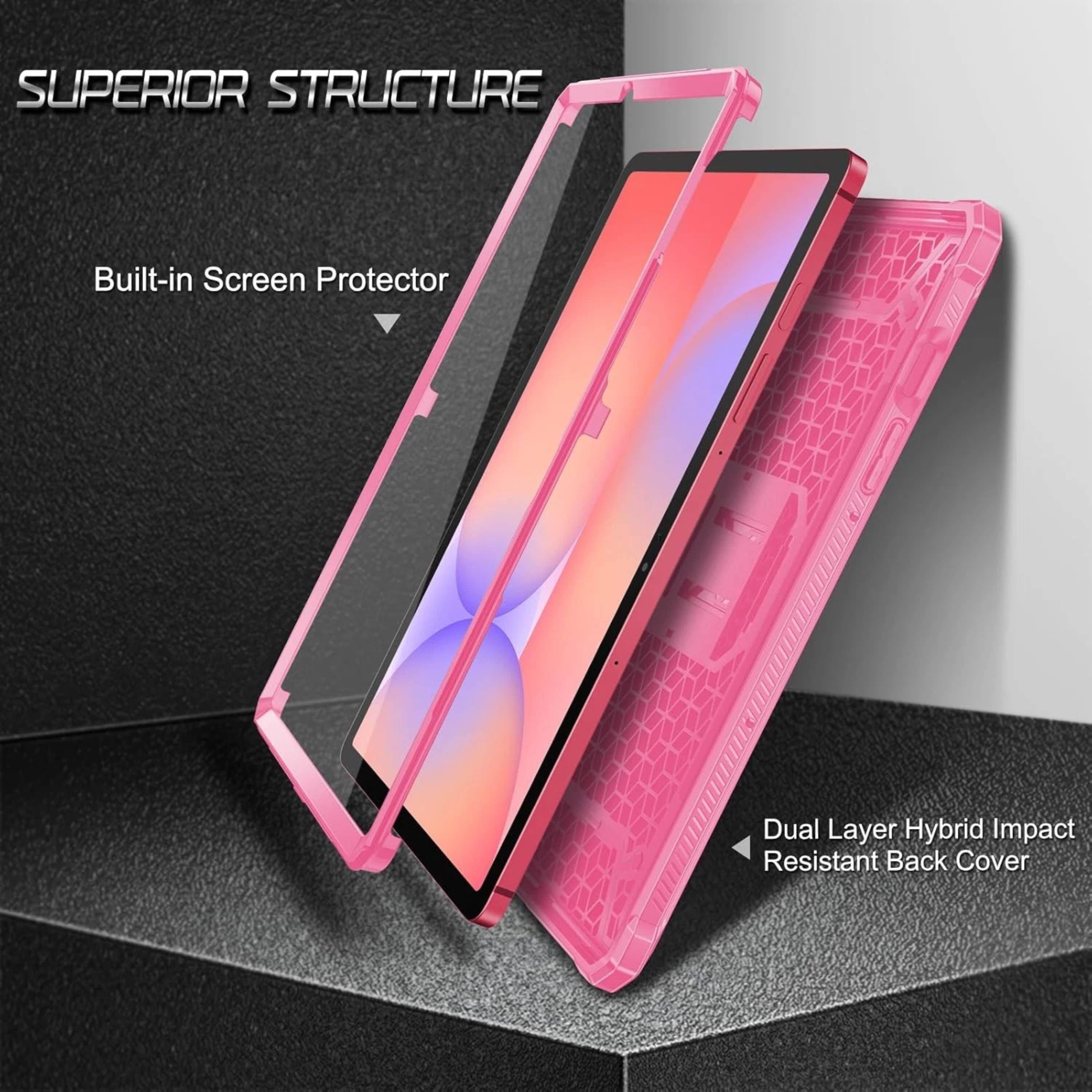 SUPERIOR STRUCTURE  
Built-in Screen Protector  
Dual Layer Hybrid Impact Resistant Back Cover