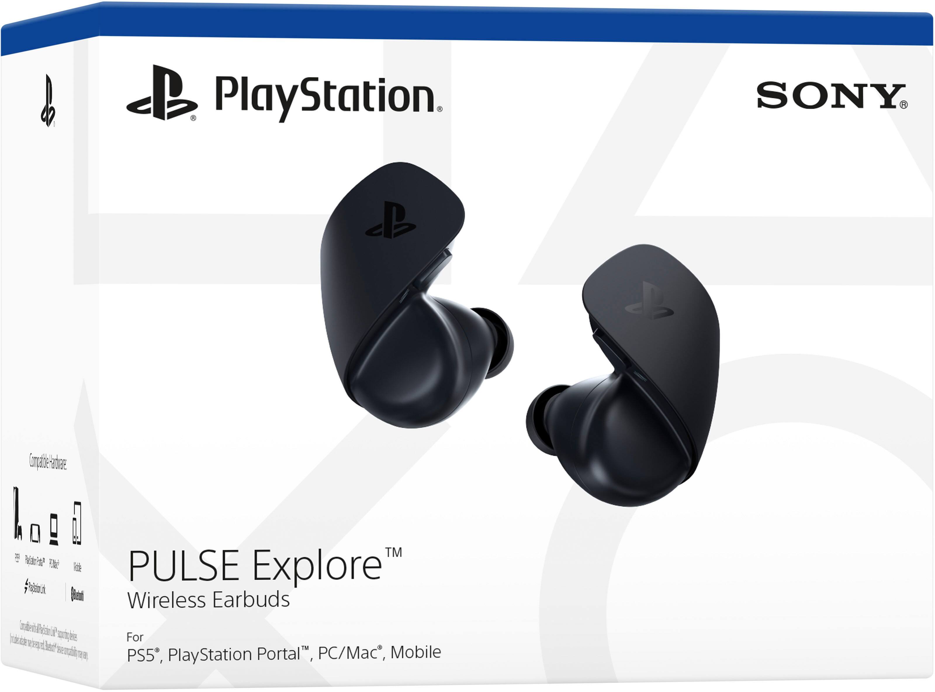 PlayStation. SONY PULSE Explore Wireless Earbuds. For PS5, PlayStation Portal, PC/Mac, Mobile.